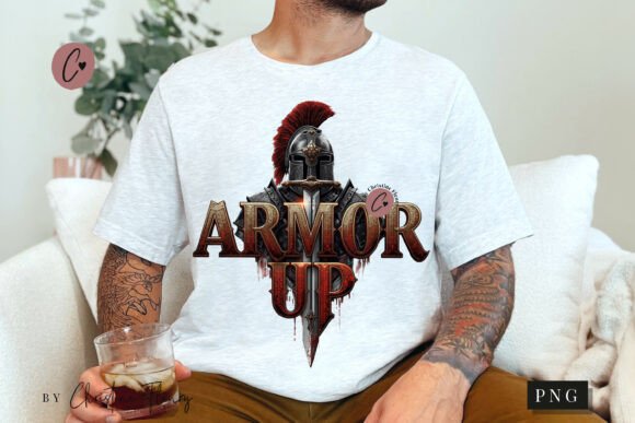 Armor Up Christian PNG, T-Shirt Designs