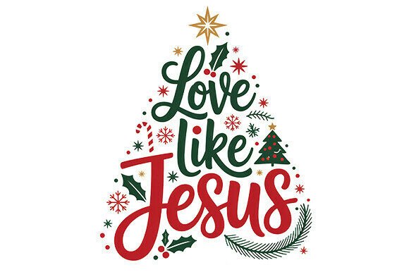 Christian Christmas PNG for T-Shirt Designs