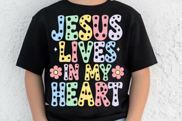 Christian Kids Faith Design, Jesus Loves T-Shirt Designs