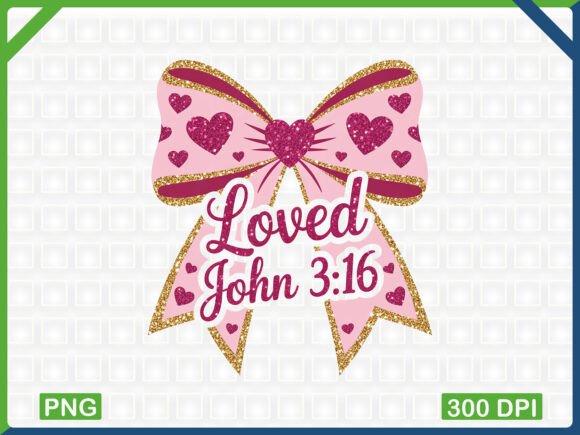 Christian Valentine Coquette PNG Design for T-Shirt Designs