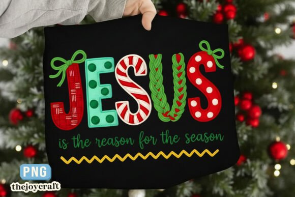 Faith Christmas PNG: Jesus Is the Reason T-Shirt Designs