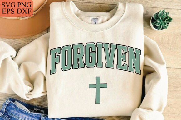 Forgiven Jesus Cross SVG for T-Shirt Designs & Local Branding