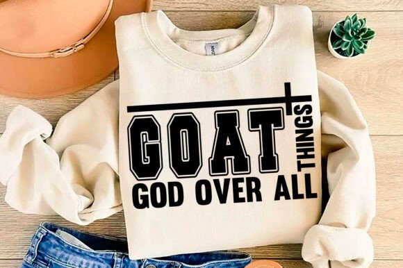 Goat God over All Things SVG: T-Shirt Designs