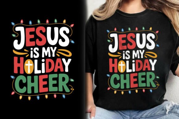 Jesus Is My Holiday Cheer Tee